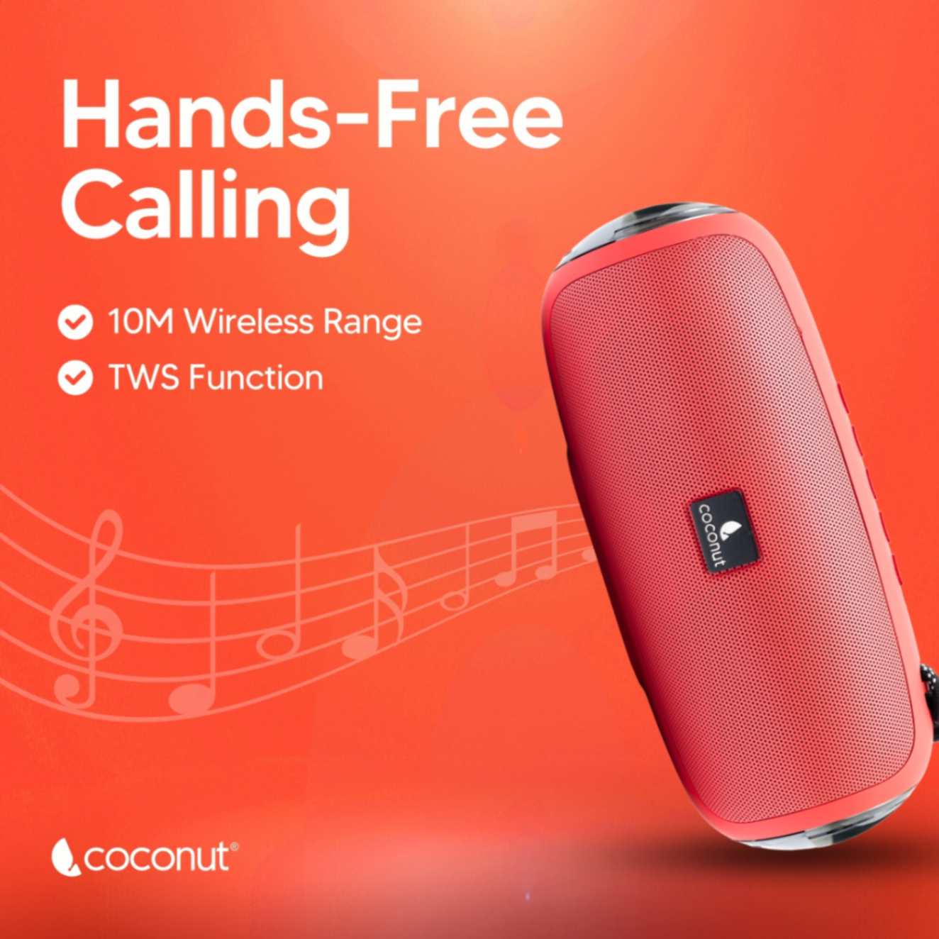 Grace 8W Bluetooth Speaker, RGB portable design, Bluetooth 5.1 tech